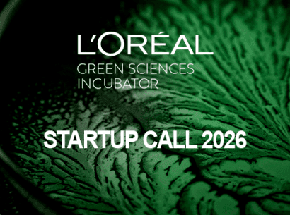 Appel à candidatures Startup L'Oréal Green Sciences Incubator